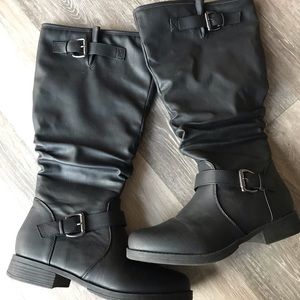Wide Calf Knee High Boots